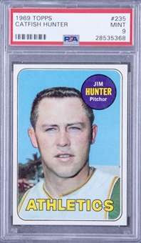 1969 Topps #235 Jim Hunter – PSA MINT 9